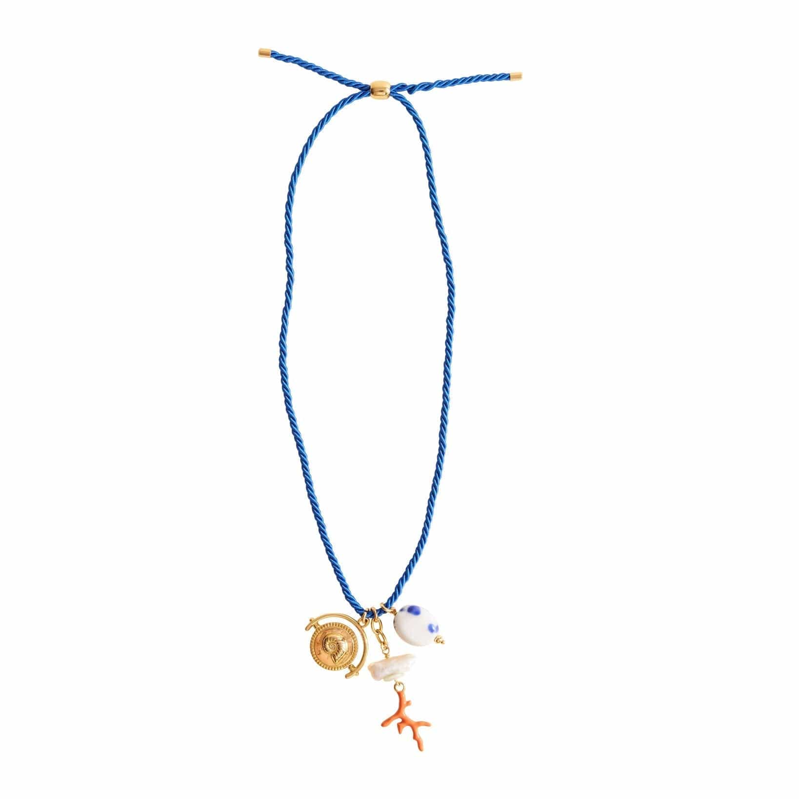 Mignonne Gavigan Necklaces Blue Multi Graciela Charm Necklace