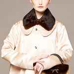 MME. Mink Coats & Jackets Opera Coat- Blush