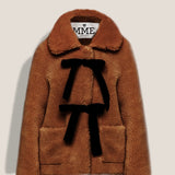 MME. Mink Coats & Jackets Teddy Coat- Chocolate