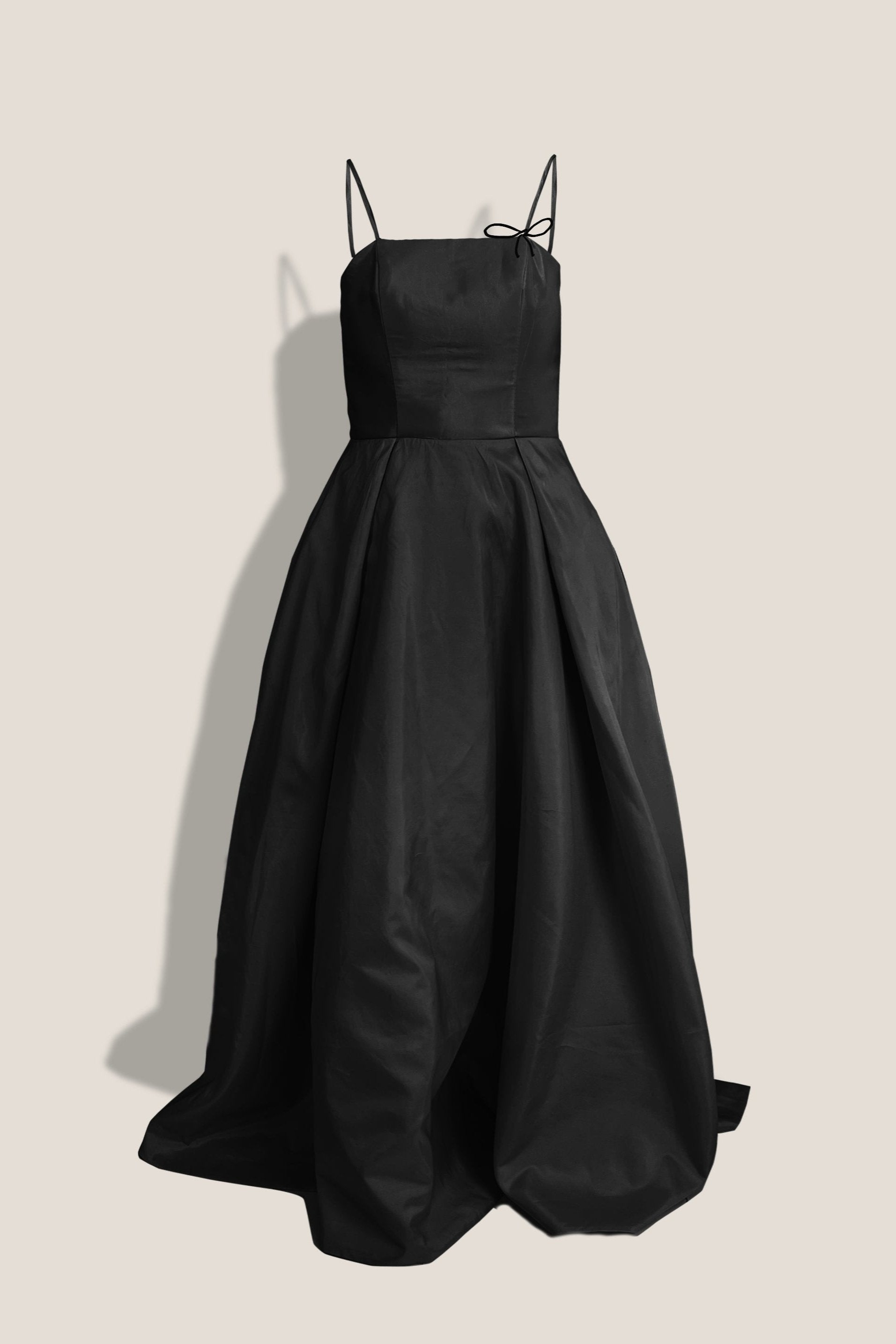 MME. Mink Dress Gwyneth Garden Dress- Noir