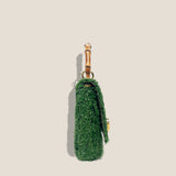 MME. Mink Handbags Grass Court Grass Clutch