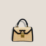 MME. Mink Handbags MME. Audrey Bag - Woven Edition Noir