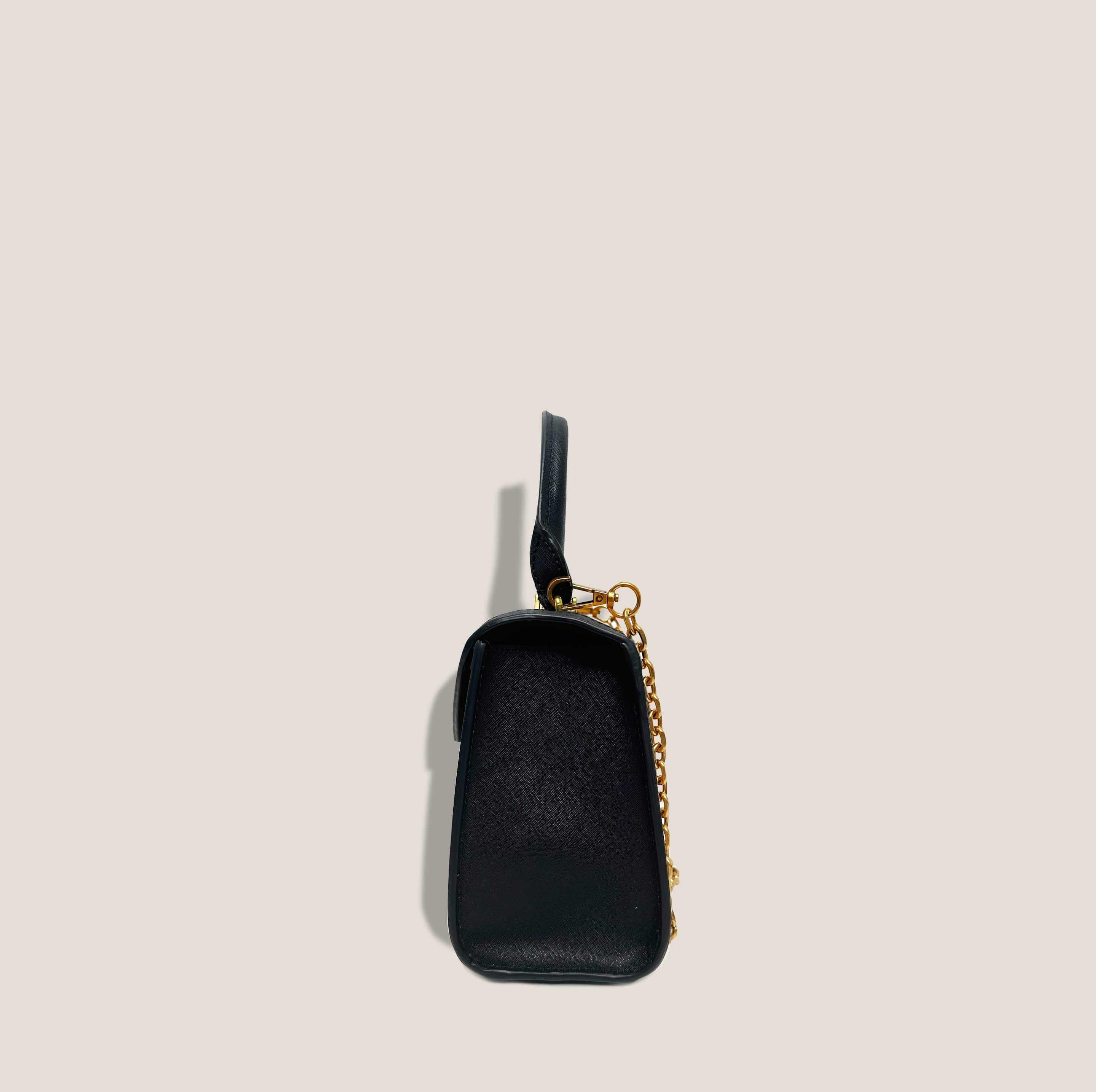 MME. Mink Handbags MME. Audrey Bag - Woven Edition Noir