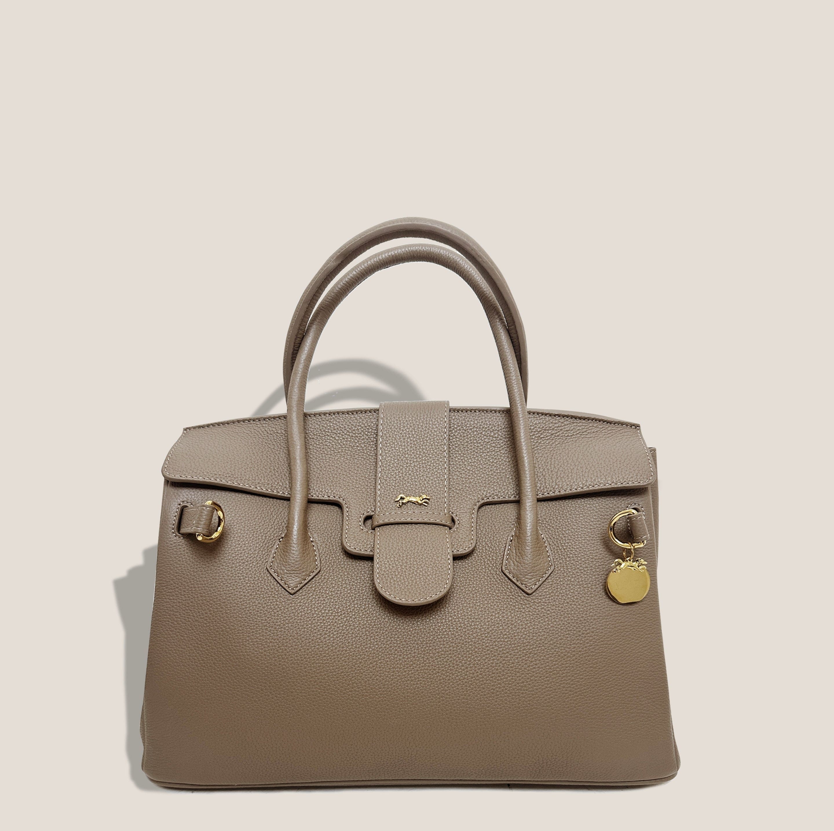 MME. Mink Handbags The ONASSIS 35 TOTE - TOGO MOCHA