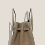 MME. Mink Handbags The ONASSIS 35 TOTE - TOGO MOCHA