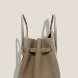 MME. Mink Handbags The ONASSIS 35 TOTE - TOGO MOCHA