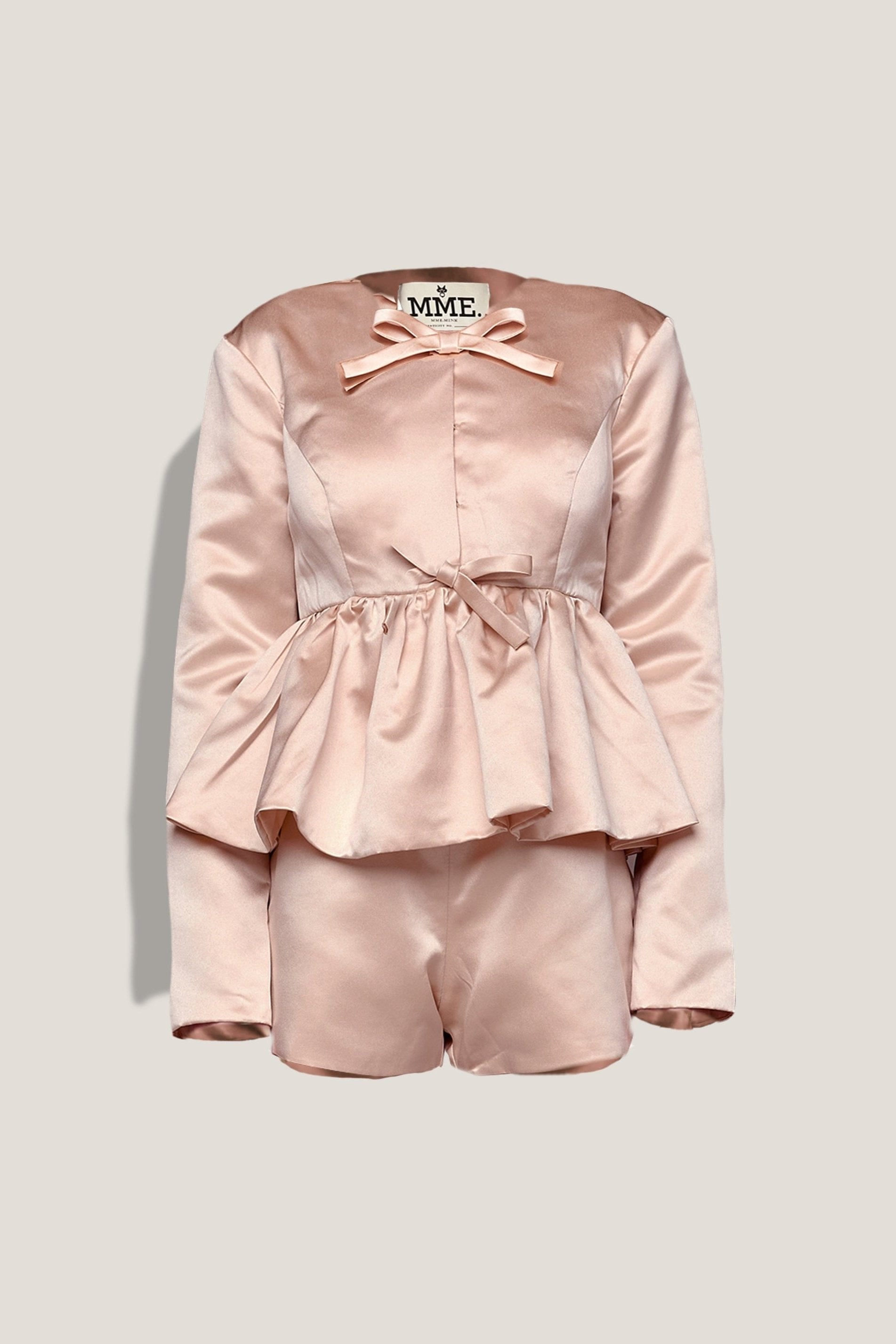 MME. Mink Jumpsuit Eleanor Suit- Nude Pink