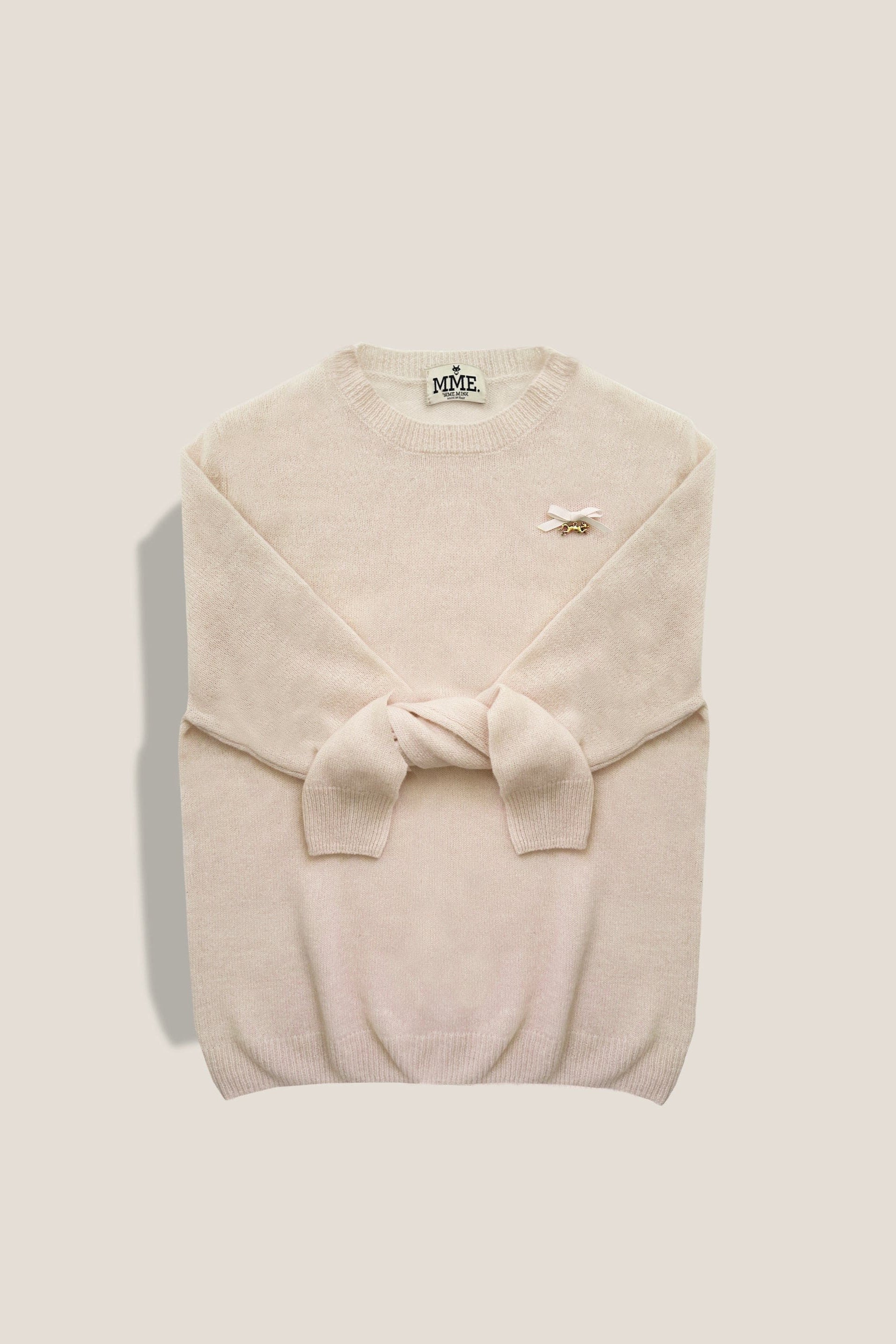 MME. Mink MME. Cashmere "Pully" - CREAM