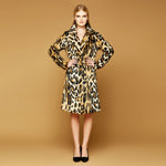 MME. Mink MME. LEOPARD 3/4 Coat