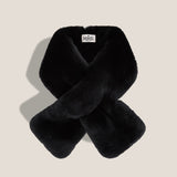 MME. Mink Scarf Noir Fur Wrap - Noir