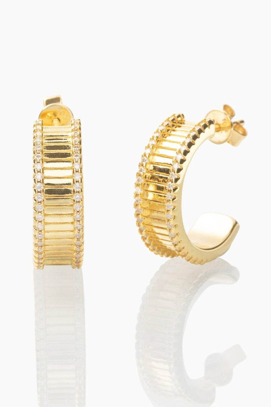 Modern Gem Co Earrings Etana Gold Hoop