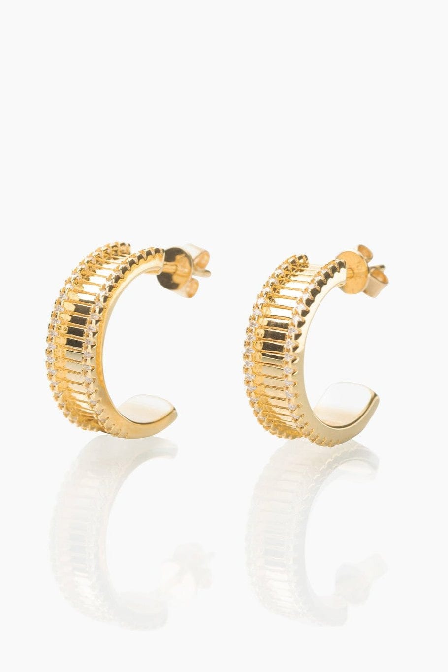 Modern Gem Co Earrings Etana Gold Hoop