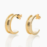 Modern Gem Co Earrings Etana Gold Hoop