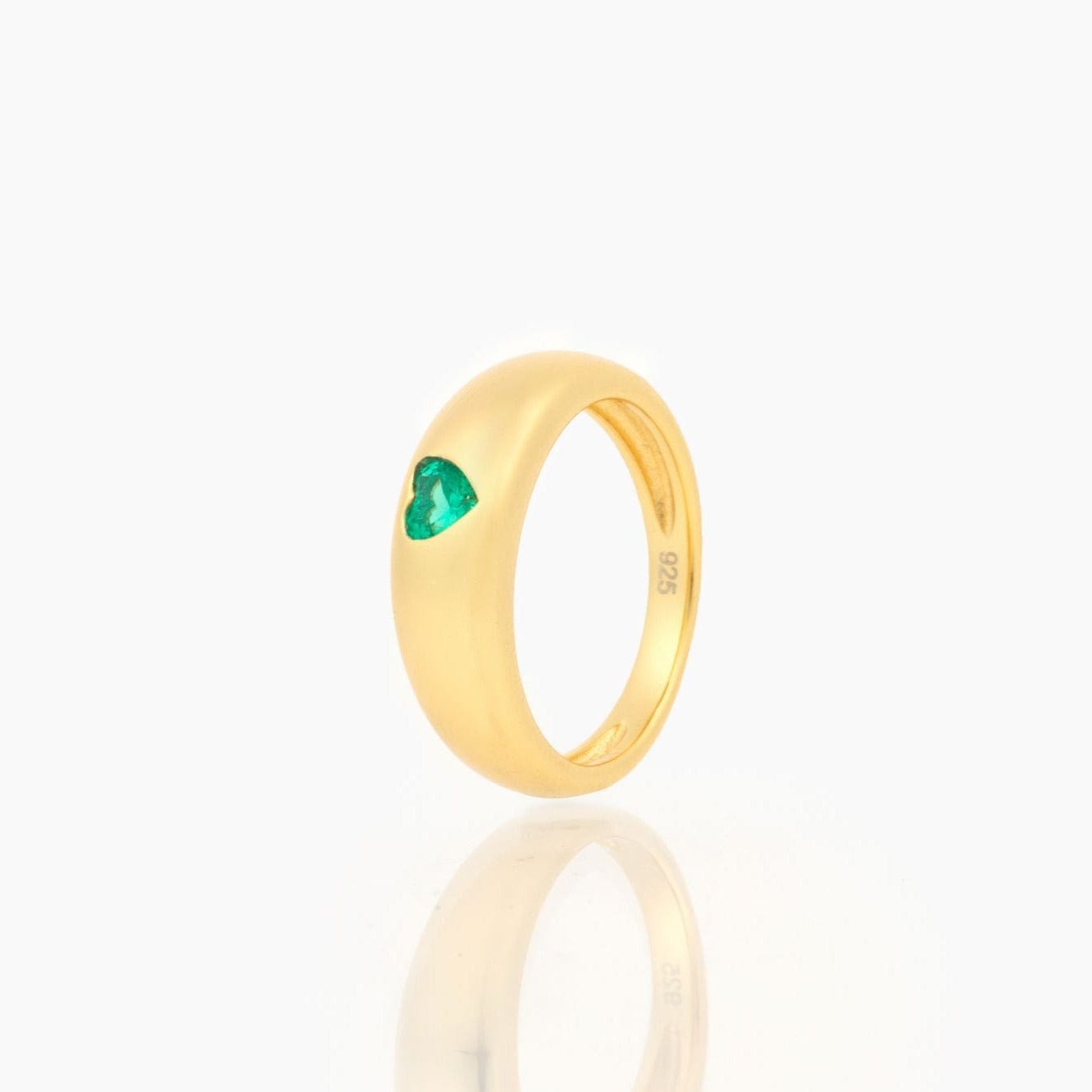 Modern Gem Co Esme Heart Dome Ring