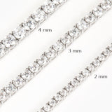 Modern Gem Co Mae 3mm Round Tennis Bracelet