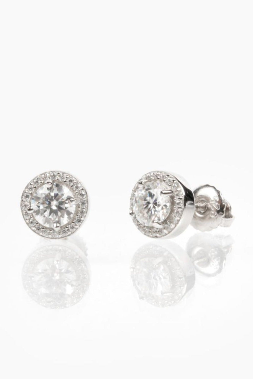 Modern Gem Co Zoe Round Halo 9mm Stud