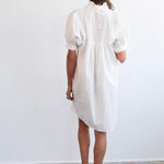 Never A Wallflower dress High Neck Dress Snow White Poplin