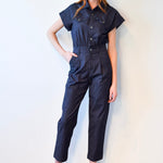 Never A Wallflower Jumpsuit XS / Dark Blue Denim Denim Jumpsuit Dark Blue Denim