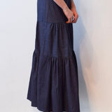 Never A Wallflower Skirt Lindsey Skirt Dark Blue Denim