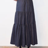 Never A Wallflower Skirt Lindsey Skirt Dark Blue Denim