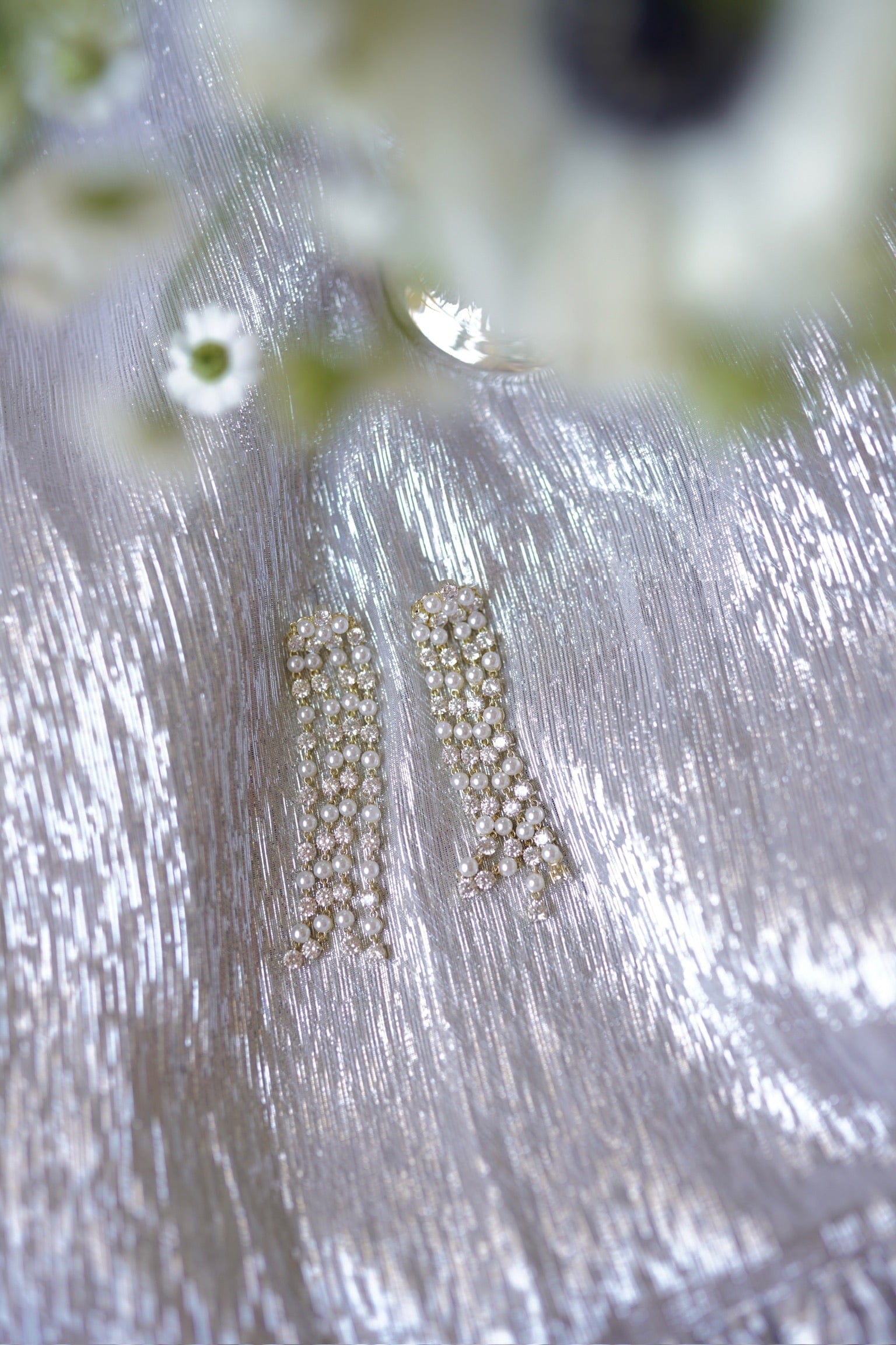 Nicola Bathie Jewelry Earrings Pearly & Embellished Tassels