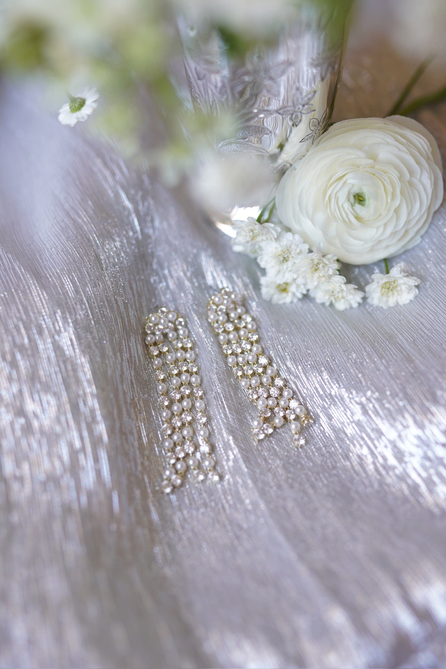 Nicola Bathie Jewelry Earrings Pearly & Embellished Tassels