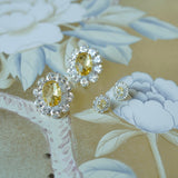 Nicola Bathie Jewelry Earrings Petite Canary Embellished Studs