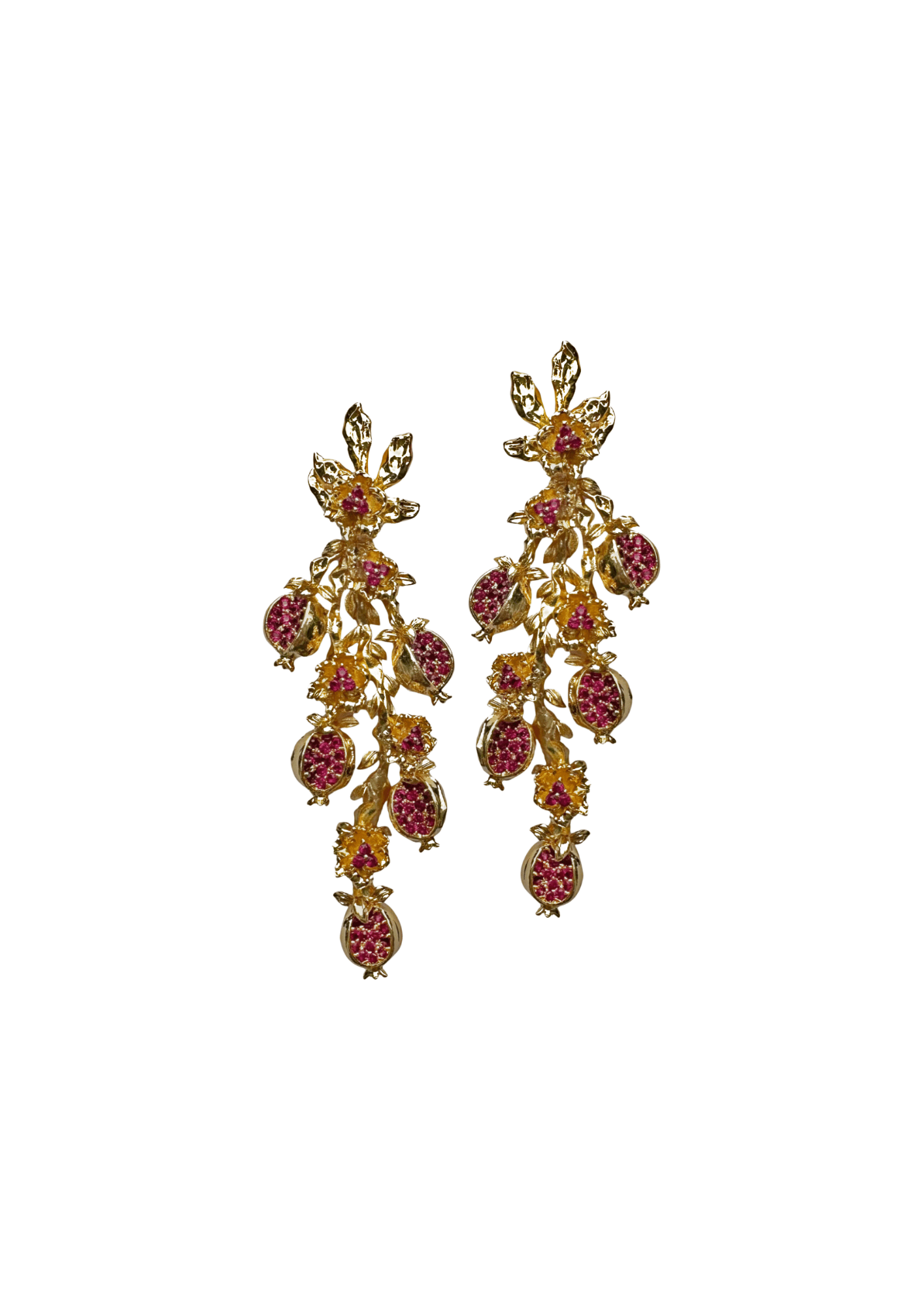 Nicola Bathie Jewelry earrings Pomegranate Vines