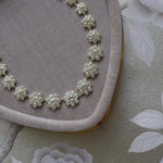 Nicola Bathie Jewelry Necklace Bezel Flower Necklace