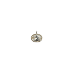 Nicola Bathie Jewelry Necklace Bezel Oval Charm