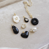 Nicola Bathie Jewelry Necklace Bezel Oval Charm