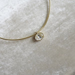 Nicola Bathie Jewelry Necklace Bezel Oval Charm