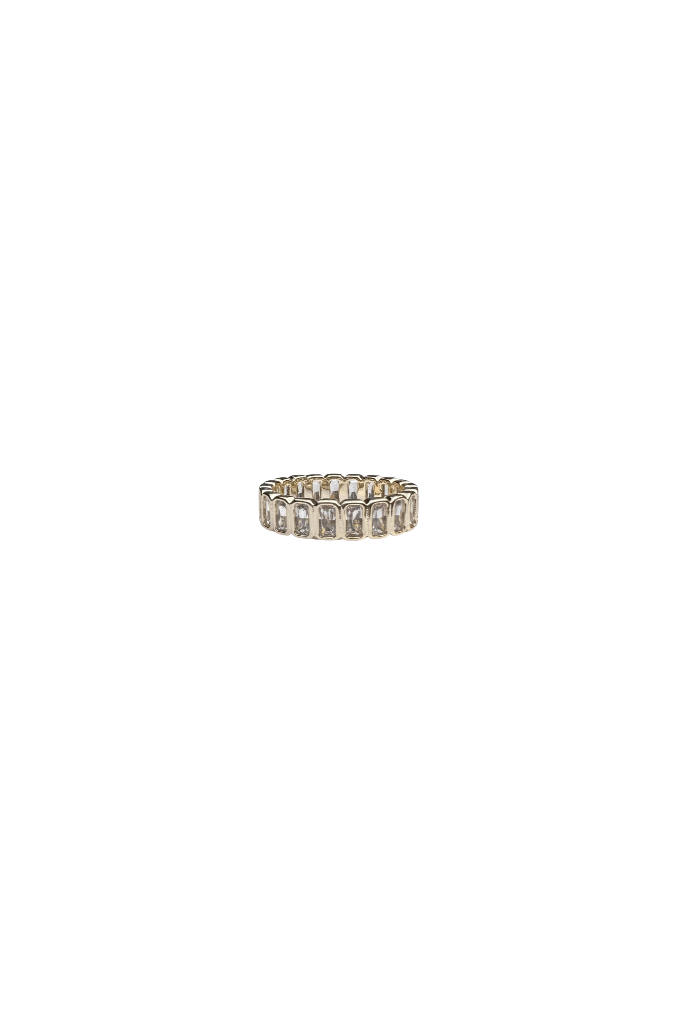 Nicola Bathie Jewelry Ring Blanc Baguette Band