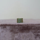 Nicola Bathie Jewelry Ring Pre-Order - Emerald Bezel Band