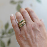 Nicola Bathie Jewelry Ring Pre-Order - Emerald Bezel Band