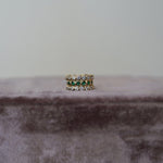 Nicola Bathie Jewelry Ring Pre-Order - Emerald Bezel Band