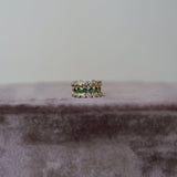 Nicola Bathie Jewelry Ring Pre-Order - Emerald Bezel Band