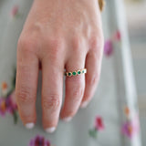 Nicola Bathie Jewelry Ring Pre-Order - Emerald Bezel Band