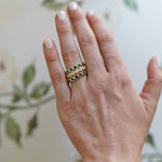 Nicola Bathie Jewelry Ring Pre-Order - Emerald Bezel Band