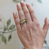 Nicola Bathie Jewelry Ring Pre-Order - Emerald Bezel Band