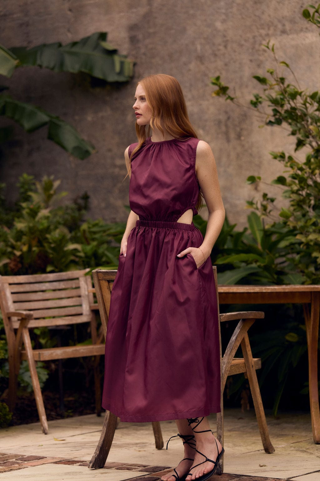 OLIVIA by Livro Dress Betsy Dress- Boysenberry