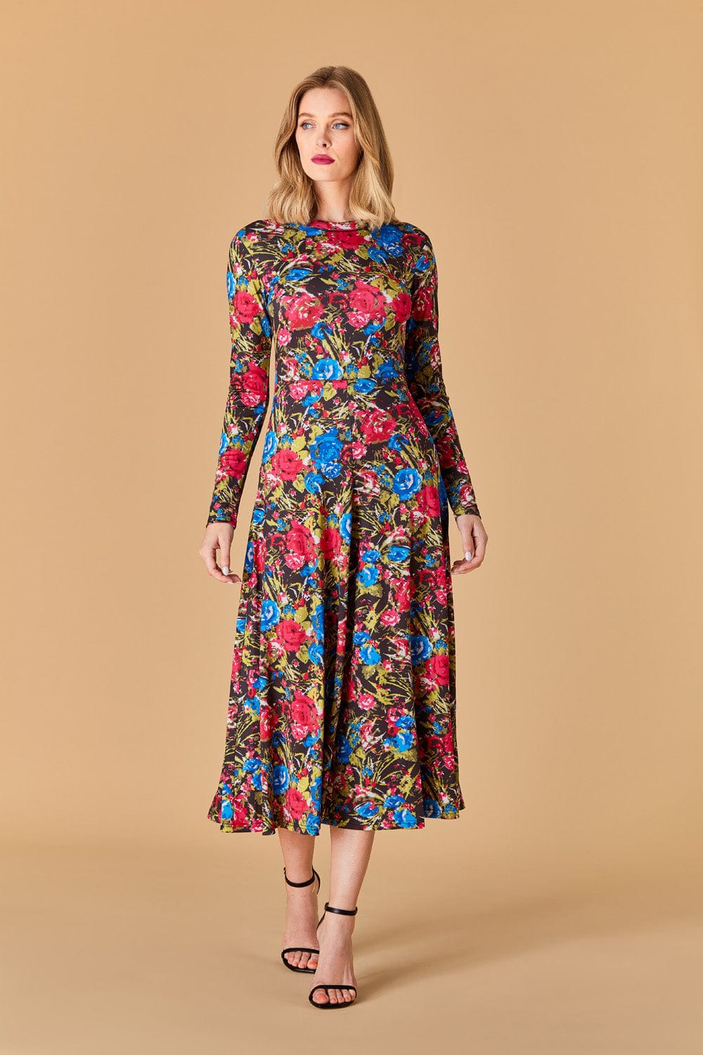 OLIVIA by Livro Dress Phoebe Dress- Festive Floral