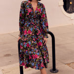 OLIVIA by Livro Dress Sloan Dress- Festive Floral