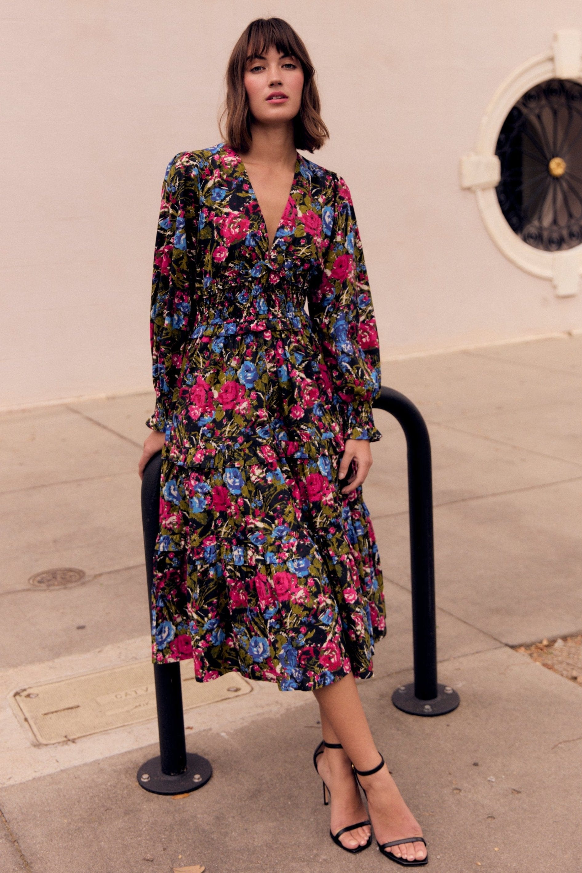 OLIVIA by Livro Dress Sloan Dress- Festive Floral