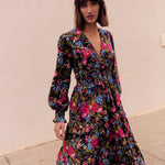 OLIVIA by Livro Dress Sloan Dress- Festive Floral