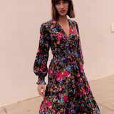 OLIVIA by Livro Dress Sloan Dress- Festive Floral