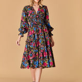 OLIVIA by Livro Dress Sloan Dress- Festive Floral