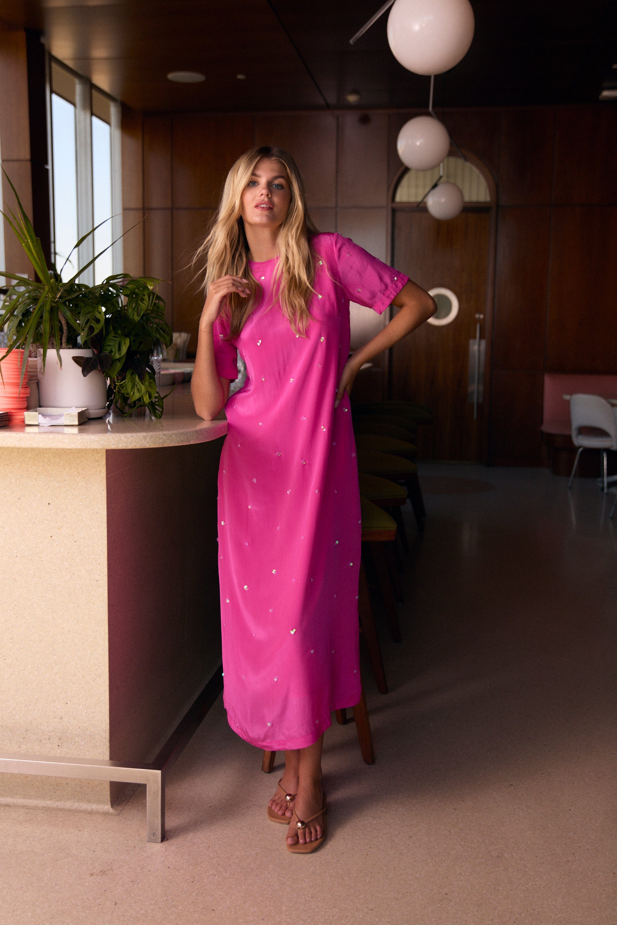 Olivia by Livro Gwenyth Dress, Dragonfruit