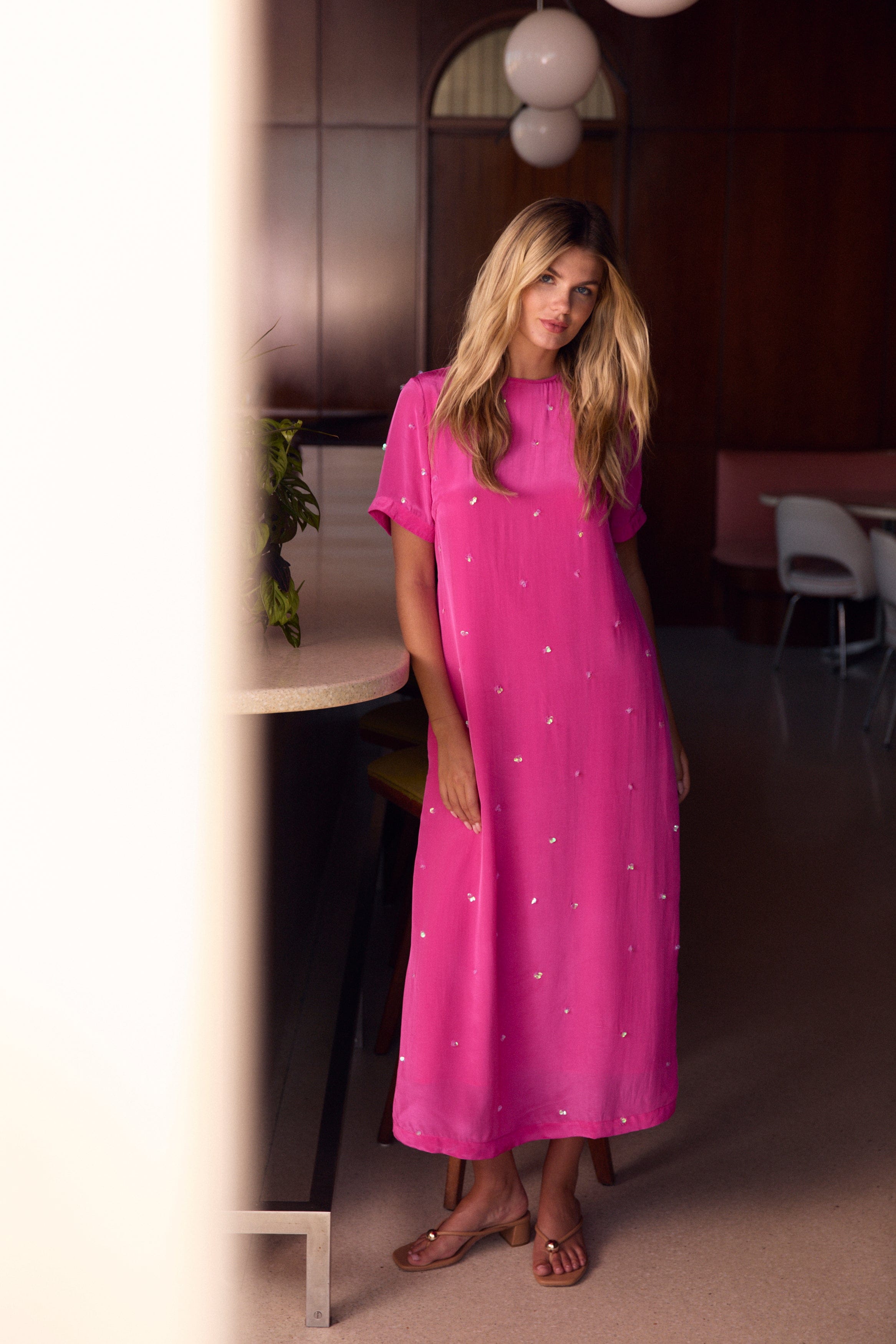 Olivia by Livro Gwenyth Dress, Dragonfruit