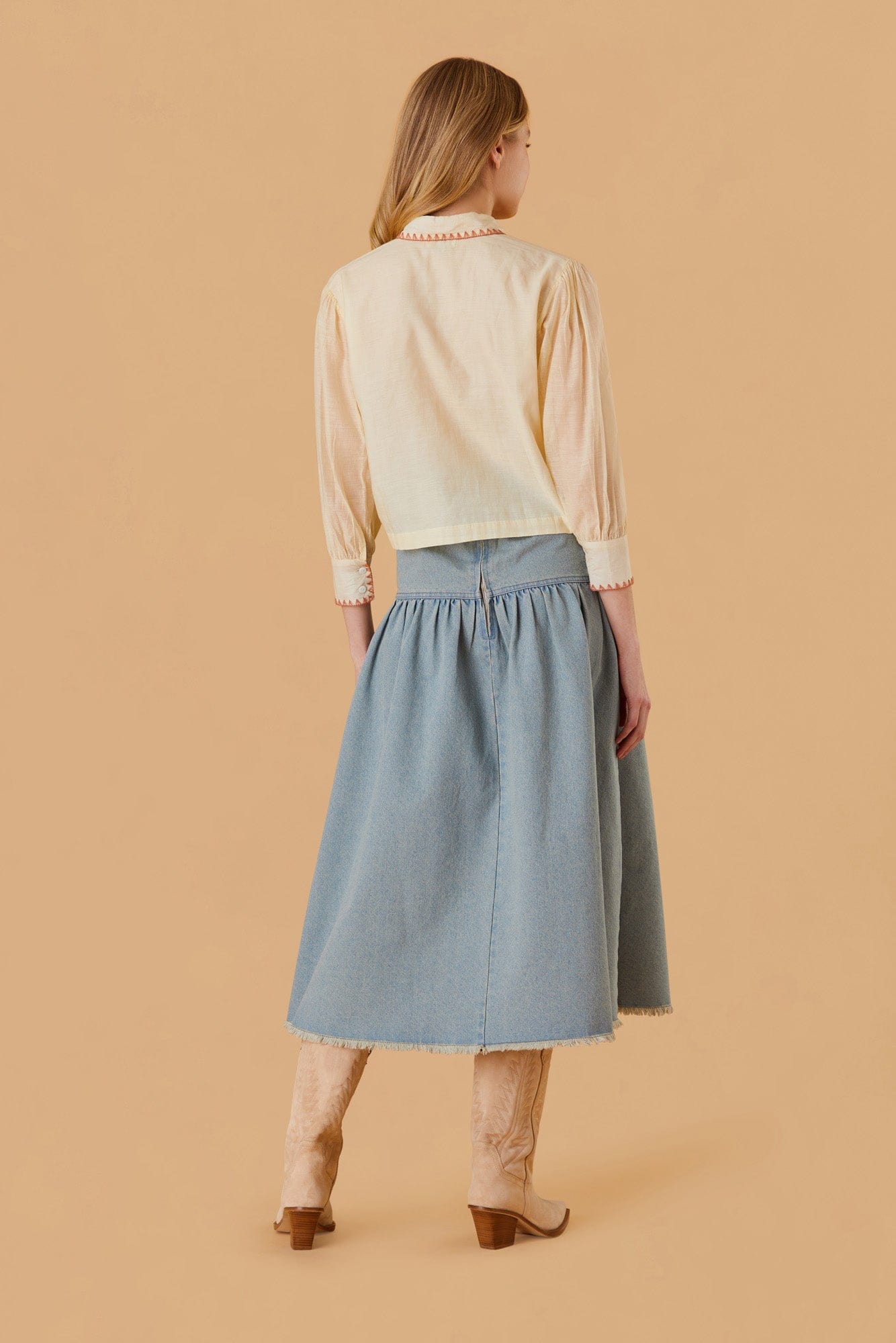 OLIVIA by Livro Quinn Skirt, Denim